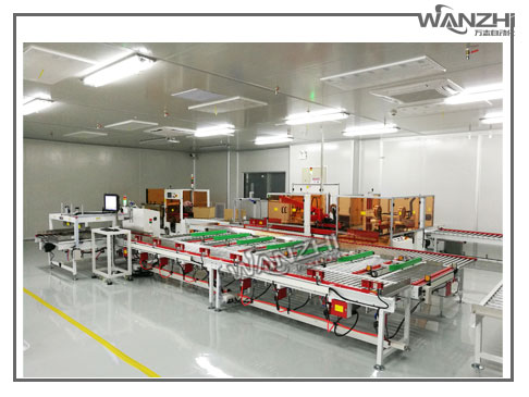 物流行業打包貼標產線（xiàn）,自動（dòng）產線,包裝機,實時打印貼標機,貼標機,自動化設備,自動化產線