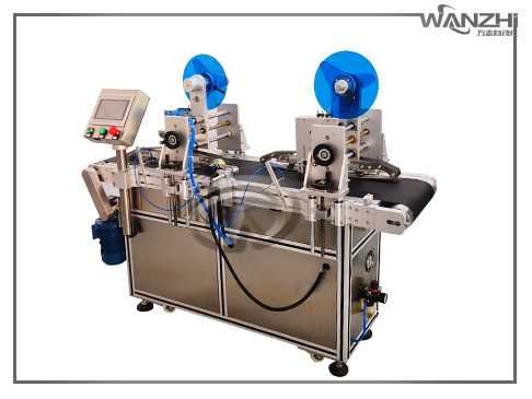 自動貼高（gāo）溫膠機（jī）_貼雙麵膠機_雙麵膠貼標機_雙麵膠（jiāo）剪貼機_自動貼（tiē）標機_貼標機（jī）廠家