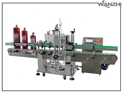 滅火器貼標機（jī）,滅火器（qì）貼標機廠家 ,滅火器快速貼標機