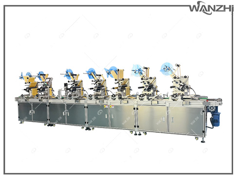 貼膠條機廠家,膠條貼附機,電子（zǐ）稱底座自動（dòng）貼膠條