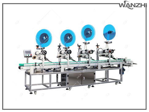 自動貼防滑海綿膠機,塑膠件自動貼海綿設備,硬盤盒貼海綿條機