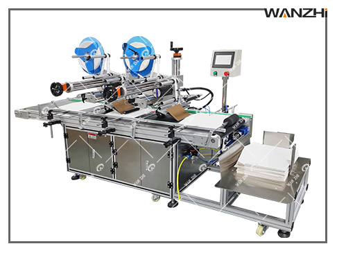 魔術貼貼標機,包裝袋貼標機,自動（dòng）貼魔術貼機（jī）器